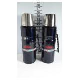 Two Genuine Thermos Brand 68oz.  24hours Hot &