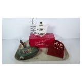Decor group, tole painted silent butler, cast