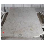 Marble Slab, 24x39"x1" thick, Note one corner is