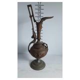 Cast iron decorative pitcher