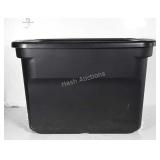 20 gallon heavy duty storage tote with lid.