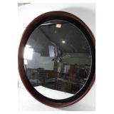 Round wall mirror. Approximately 26 Inches. Has a