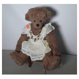 Wooley bear, with small chair
