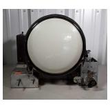 Old tube TV without cabinet.  Not tested  by us.