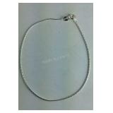 Sterling silver anklet 9"