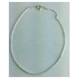 Sterling silver anklet 9"