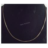 .925 Sterling 20" Boxlink Style Necklace