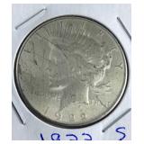 1922 S Peace Dollar