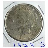 1923 S Peace Dollar