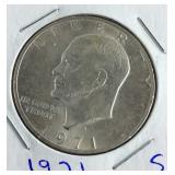 1971 S Eisenhower Dollar