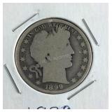 1899 Barber Half Dollar