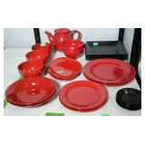 Waechtersbach dishes, 23-pcs  total - teapot,