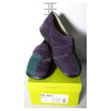 Suede shoes - plum & deep teal, Hotter brand, size