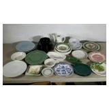 Dishware. Plates, bowls, serving pieces, etc.