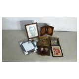 Pictures, frames and small photo albums.
