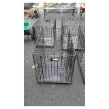 Medium folding double door crate 30 in by 19 in