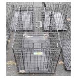 Medium folding double door crate 30 in by 19 in