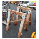 Set of two saw horses