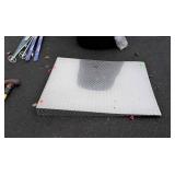Diamond plate ramp, measures 36in wide 42 in Long