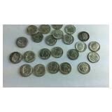 25 1964 Roosevelt dimes