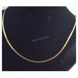 14k gold chain 22"