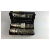 Small case with sewing thimbles