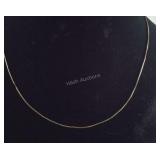 .925 Sterling 20" Boxlink Necklace
