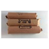 3 Rolls Wheat Pennies