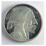 .999 One Ounce Silver Indian/Buffalo Round