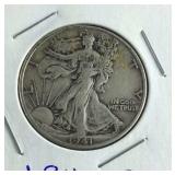 1941 D Walking Liberty Half Dollar