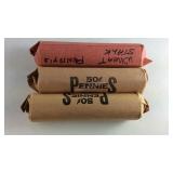 3 Rolls Wheat Pennies