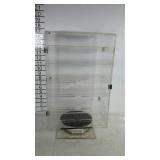 Revolving jewelry display case.