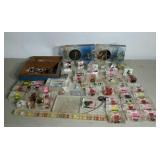 Plastic carving crafts with jewelry findings.
