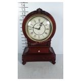 Bulova table top chime clock, battery operated