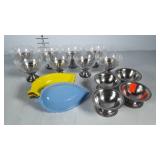 Ice cream serving bowls, 8 advertising Breyer