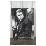 James Dean poster shrink wrapped on cardboard. No