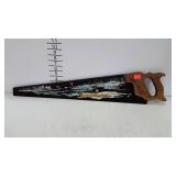 Hand saw  painted with ducks