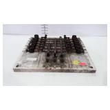Fuse circuit panel, heavy marble