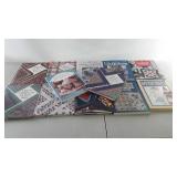 Quilting books, ten plus two craft books