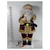 Animated Santa with lit candle. Tested and