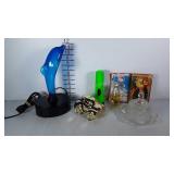Miscellaneous group with dolphin accent lamp, car