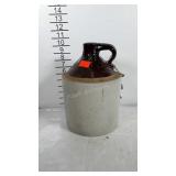 Stoneware jug in good shape. No notable chipping.