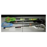 Four lacrosse sticks. All STX brand.