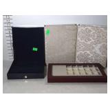 Jewelry display boxes and 2 Lingerie boxes from