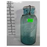 Half gallon Ball Jar, has chip in lip.