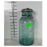 Half gallon Ball jar with lid.