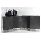 4 RCA wireless speakers. Each has  AC adapter.