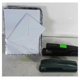Blue stationary paper wity envelopes and 2