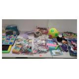 Toy lot, Mickey Mouse backpack,soccer ball, doll,