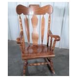 Rocking Chair, high back, armed rocker